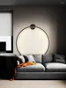 Wall Lamps Nordic Circle Light LED Minimalist Lamp Lustres Tv Cabinet Decorations Living Room Bedroom Holiday Home Design