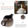 Servis uppsättningar keramisk mjölkkopp smaksatt grädde kanna kaffe dispenser koppar l'eller hushållskörning behållare