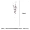 Decorative Flowers Christmas Artificial Plastic Fake Flower Branch In Wedding Hall Backdrop Decoration For Centerpieces Year's