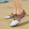 Water Shoes Men Mesh Beach Shoes Barefoot Upstream Beach Surfing Shoes Non-slip Quick Dry River Aqua Shoes Swimming Fishing Boating Water 231213