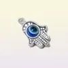 100st hamsa hand ond öga kabbalah tur charms hänge för smycken gör armband 19x12mm276k8246799