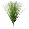 Decorative Flowers 2pcs Artificial Tropical Plant Green Onion Grass Bundle Simulation Leaf Plastic Flower Arrangement Home Decor