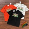 Men's T-Shirts Casablanca Mushroom Printing Tennis Club T Shirt Men Women Top Quality Orange Black White Casual Top Tee T-Shirts Inside Tag T231214