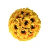 Decorative Flowers Artificial Bedroom Decore Party Adornment Wedding Ornaments Sunflower Fake Ceremony Layout Plastic For