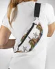 Torby w talii ilustracja retro ilustracja latarnia żaglówka dla kobiet Wodoodporna torba sportowa unisex crossbody ramię