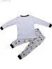 Pajamas New Spring Autumn Children Momewear Set Prays Long Sleeved Pants