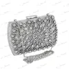 Abendtaschen Diamant Hochzeit Clutch Geldbörse Luxus Frauen Handtasche Design Party Umhängetasche Blume Aushöhlen Muster Damen Abend Nacht Tasche T231214