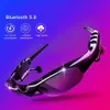 Lunettes de soleil cyclisme Bluetooth 5 0, écouteurs d'extérieur à la mode, casque sans fil, Sport pour la conduite, casque 236m