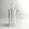 1 pièce, collecteur de cendres en verre de 14mm, barboteur en Pyrex épais à 45 degrés et 45 ° pour Bong à eau en verre, accessoires pour fumer du narguilé