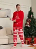 Familie Passende Outfits 2024 Weihnachten Pyjamas Baby Mutter Kinder Tochter Mama Set Weihnachten Pjs Langarm Nachtwäsche 231213