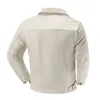 Chaqueta de esmoquin blanca de piel de vaca de capa superior sintética de cuero para hombre abrigo informal de motocicleta ajustado corto tendencia 231214