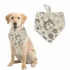 Psa odzież pet bandanas przyjęcie urodzinowe Trójkąt śliniaków psów szalik chusteczka na szalkę dla małych średnich kotów szczeniak