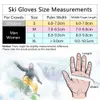 Gants de ski Gants de ski thermiques hommes femmes hiver polaire imperméable chaud enfant Snowboard gants de neige 3 doigts écran tactile pour le ski équitation L23118