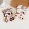 Hair Accessories 9Pcs/Set Cute Hairpins For Kids Baby Cartoon Butterfly Floral Clips Princess Girls Headwear