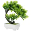 Kwiaty dekoracyjne fałszywe model rośliny sztuczny wystrój drzewa bonsai dekoracja doniczków dla stoczni realistycznej