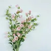 Decorative Flowers High Artificial Campanula Lilac Pink Natural Soft Wind Indoor Home Decoration Floral Pography Props Flowers.