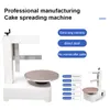 Semi Automatic Birthday Cake Spreading Machine Cakes Plastering Cream Coating Filling Machine