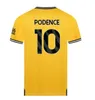 2023 2024 SARABIA Wolves Home Away 3RD Soccer Jerseys RAUL MATHEUS NETO NEVES TRAORE Wanderers PODENCE LEMINA HEE CHAN Wolverhampton Football Shirts Men Kids