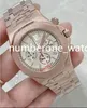 MENS Titta på Sapphire Glass Watches Quartz Chronograph Full Function Men Designer Watchs Steel Strap Man Wristwatch