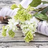 4pcs / lot fleurs de lilas artificielles belles flores de soie pour la maison de mariage bricolage décoration faux arrangement de fleurs guirlande guirlande212N