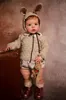 Dolls 2425 inch painted recycled doll kit Sandie large baby 3D skin visible vein DIY collectible art doll unassembled parts toy 231214