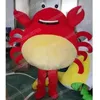 Christmas Red Crab Mascot Costume Halloween Fancy Party Dress Chartoon Character Outfit Suit Carnival Unisex Outfit Advertentie Props