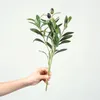 Branches d'olivier artificielles décoratives avec feuilles, fausses plantes pour Arrangement floral, accessoires de Vase, couronnes de Table pour la maison, DIY
