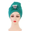 Vêtements ethniques 2023 Femmes Turban Hijab Bonnet Déjà Fabriqué Africain Auto Gele Headtie Musulman Foulard Casquettes Femelle Head Wraps Chapeau Pour La Fête