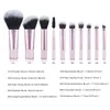 Pincéis de maquiagem 10 Pçs/set Mini Com Saco Pó Sombra Fundação Blush Liquidificador Corretivo Contorno Cosméticos Ferramentas de Beleza