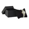 5 pçs casos de embalagem de jóias papel preto com veludo preto almofada travesseiro relógio armazenamento pulseira organizador caixa presente pulseira corrente s265q