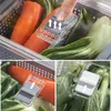 Küchenspeicherorganisation Kühlschrankschutzbox Abflusskorb Behälter Versiegelte Gemüse und Obst Lebensmittelqualität 231213