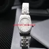 2023 Yeni Siyah Dial Lady İzle 28mm Elmas Çerçeve Paslanmaz Çelik Otomatik Mekanika Safir Perpetual Women Wristwatches296E