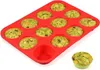 Silikon-Muffinform, Mini-Cupcake-Form für 24 Tassen, antihaftbeschichtete, BPA-freie Silikon-Backform, 1 Packung 122121