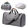 Duffel Bags Men Business Travel Bag Suit Folding Storage Tote Multifunctional Luggage Shoulder Women Large Capacity Fitness Handbags