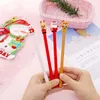 Gel Pens 100 PCS Creative Cartoon Santa Claus Series Neutral Pen Student Office Signature Examination Learning Stationery Supplies 231213