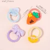 Kopfbedeckung Haarschmuck 10 Teile/satz Mädchen Gummiband Elastische Haarbänder Regenbogen Cartoon Charakter Früchte Blume Kopfbedeckung Mädchen Niedlich Süße HaarschmuckL231214