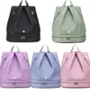 LU Women Yogo Backpack Bag Nieuw droog en nat gescheiden met schoenopslag Waterdicht voor LL Fit Gym230e