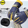 Ski Gloves NANDN Winter Warm Mountain Snowboard Ski Gloves men women Cold Snow Skiing Mittens Waterproof Snowmobile Handschoemen Air+ 5002L23118