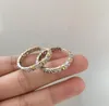 Choucong Clip Earring Simple Fashion Jewelry 18K White Gold Fill Rund Cut White Topaz Cz Diamond Gemstones Women Wedding Earring 4126582