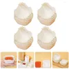 Bakeware Tools White Cupcake Liners Square Brownie Baking Cups Pan Mini Cake Pans Wrappers Muffin Cases Wedding Birthday