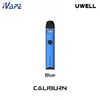 Оригинальный системный комплект UWELL CALIBURN A3 Pod, 520 мАч, 13 Вт с многоразовым картриджем Caliburn-A3 емкостью 2 мл, с фехралевой сеткой, испаритель 1,0 Ом, комплект для электронной сигареты