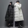 Men's Down Parkas -20C Down Jacket Men Long Jackets Winter Warm Lightweight White Duck Down Coats Male Streetwear Overcoats Women Clothing 5XLL231209