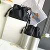 echt leer vrouw handtas portemonnee draagtas schouder cross body tas zachte lederen handtassen magnetische sluiting trekkoord bakken keramiek konijntje hangend ornament