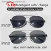 Sunglasses CONI Photochromic Sun Glasses Polarized UV Cut Branded Design Light Eyewear Avation Style Driving Sunglasses For Men BS3109L231214