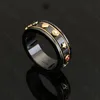 Luxury White Ceramic Rings For Women Fashion 18K Gold Plated Designer Jewelry Mens Love Rings Gems Mounting 925 Silver Party Wedding Gifts With Box -3