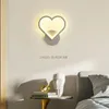 Lampa ścienna 220V sypialnia LED Nowoczesna prosta linia Lekka luksusowa korytarz salonu Kreatywne lampy nocne