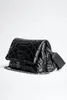 Sacs à bandoulière Pochette Rock Swing Your Wings Zadig Voltaire Femmes Fourre-tout Sac à main Sac à bandoulière Homme Véritable Cuir Wing Chain Fashion