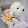 Hundkläder XS-XL och varma husdjurskläder tryck Bomullsbaddlad blixtlåsjacka Valpkattväst för små hundar York kostymer