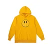 Geel Drews Smile Face High Street FOG Sweatshirt heren sweatshirt Paar puur katoenen top Vrouwelijke trendy designer hoodie Gedrukte straat hiphop trui Hoodies