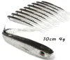 20pcllot 10cm 4G Oczy 3D Bionic Fish Silikon Łowisku Przynęty Miękki przynęty Przynęty sztuczne przynęty pesca sprzęt akcesoria BL2765235311